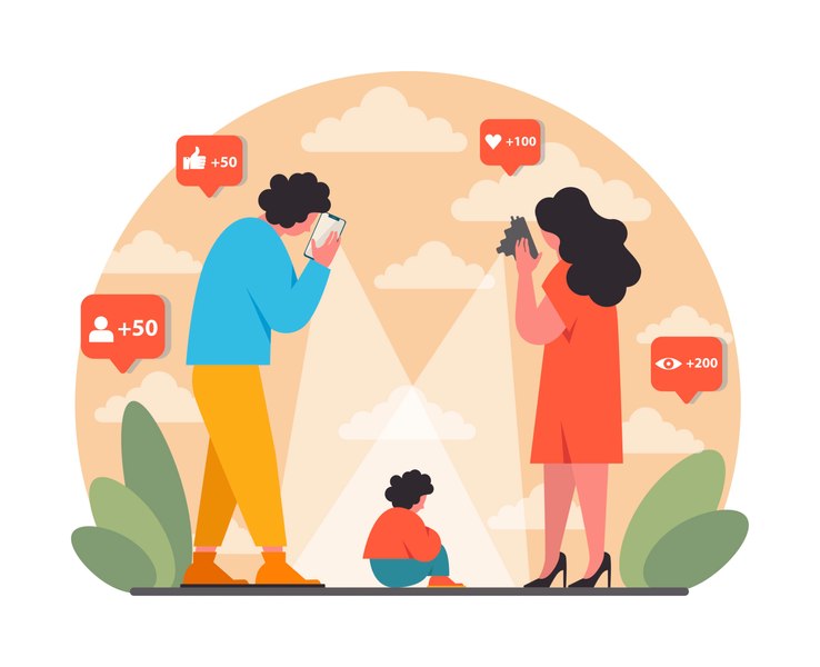 SHARENTING. De ce dorința părinților de a expune copiii pe social media este periculoasă pentru cei mici 