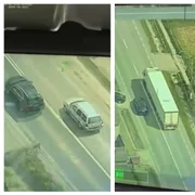 Șofer supravegheat cu elicopterul 