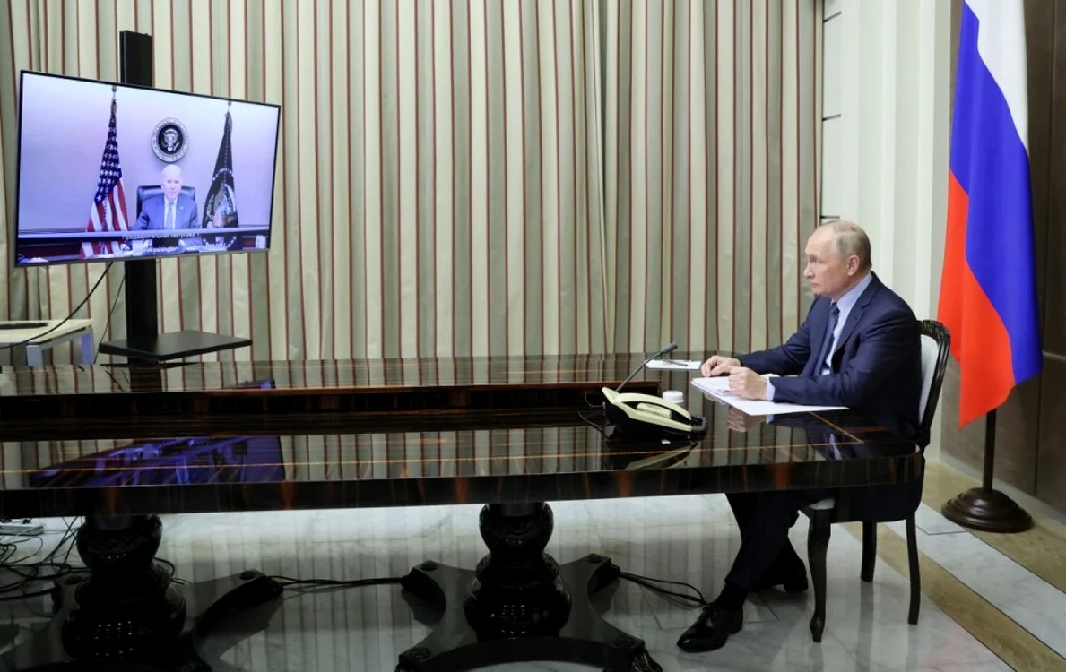 summit virtual biden putin 7 decembrie 2021 foto AFP