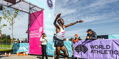 Weldon Langat finishing 2nd at the 2022 Trunsylvania 10km in Brasov, Romania jpg