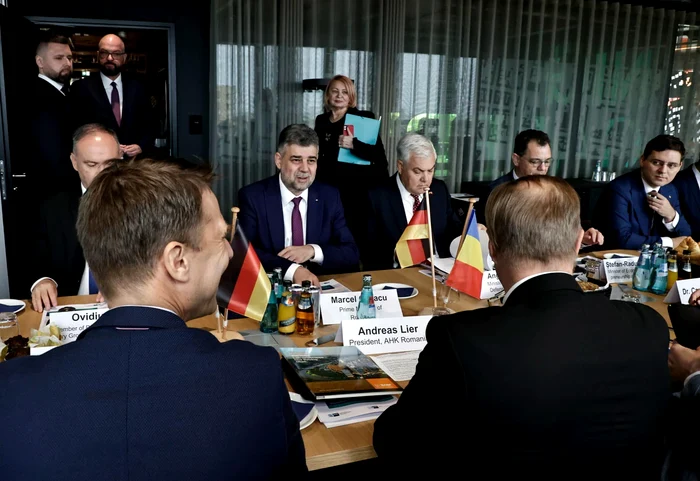 Marcel Ciolacu, la întâlnirea cu reprezentanții marilor companii germane FOTO Facebook