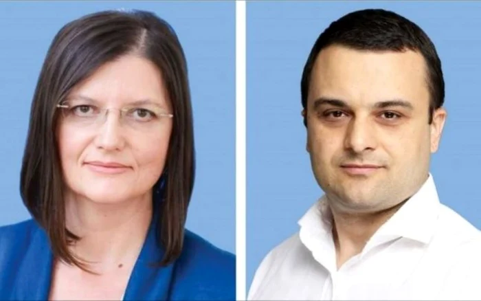 Corina Atanasiu şi Liviu Mălureanu şi-au asigurat conducerile USR PLUS la filialele Focşani şi Vrancea FOTO: Ştefan Borcea
