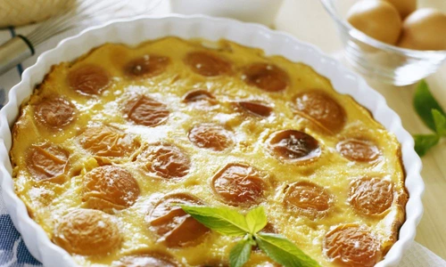 Apricot Clafoutis batter pudding jpeg