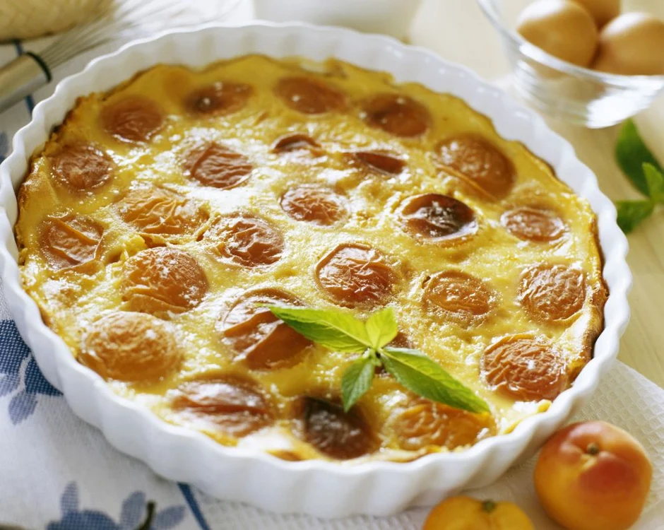 Apricot Clafoutis batter pudding jpeg
