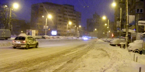 Zăpadă la Timişoara