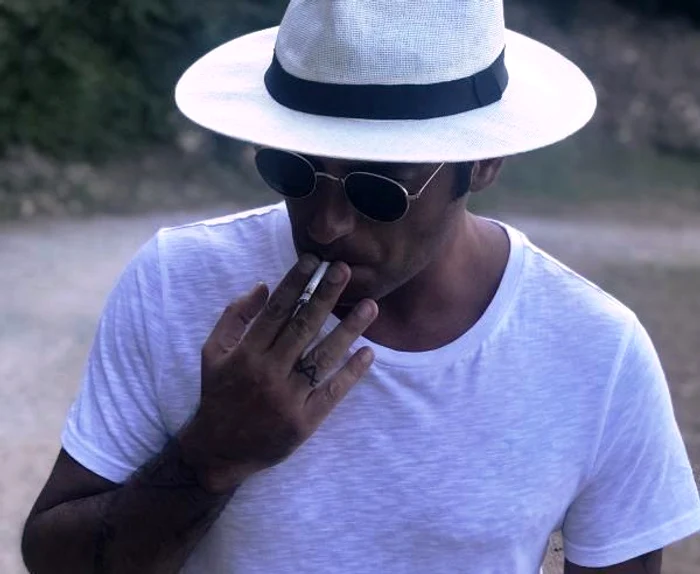 Radu Vâlcan fumează destul de mult, se plânge soția lui, Adela Popescufoto: arhivă personală