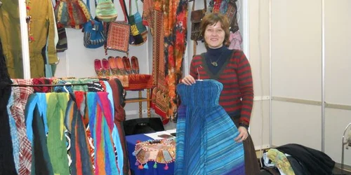 Diana Cheţan-Molnar are împreună cu soţul ei un magazin online cu produse originale din India