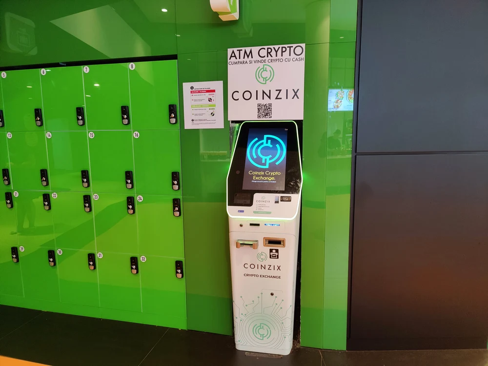Bancomat COINZIX. FOTO Adevărul