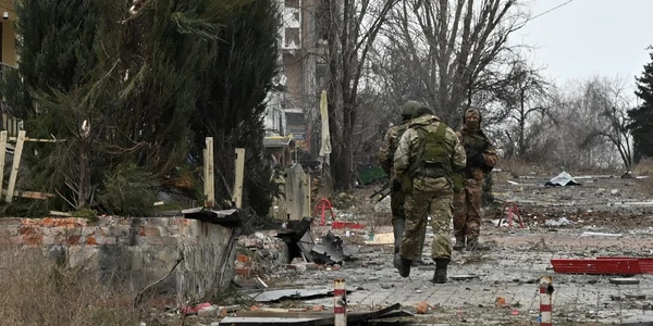  Soldați din grupul Wagner în Soledar FOTO Profimedia 