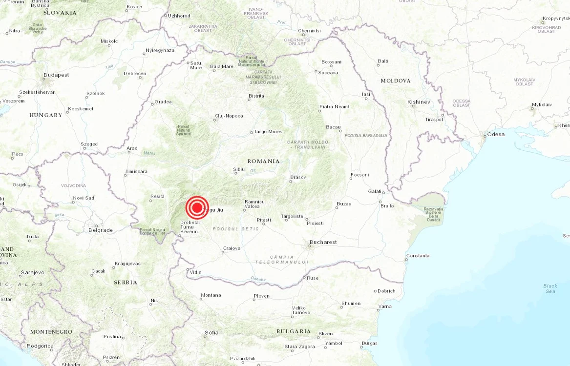 Cutremur în Gorj FOTO: INFP