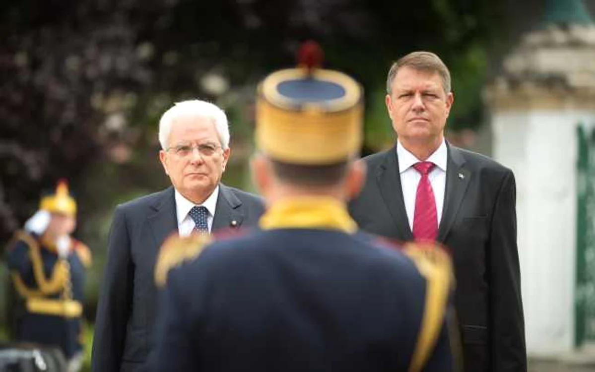 Sergio Mattarella şi Klaus Iohannis Foto presidency.ro