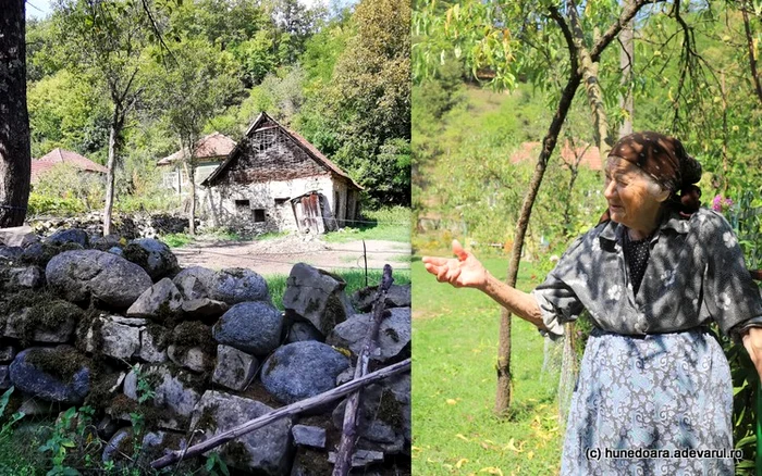 Ana se numără printre puținii locuitori ai satului Mada. Foto: Daniel Guță