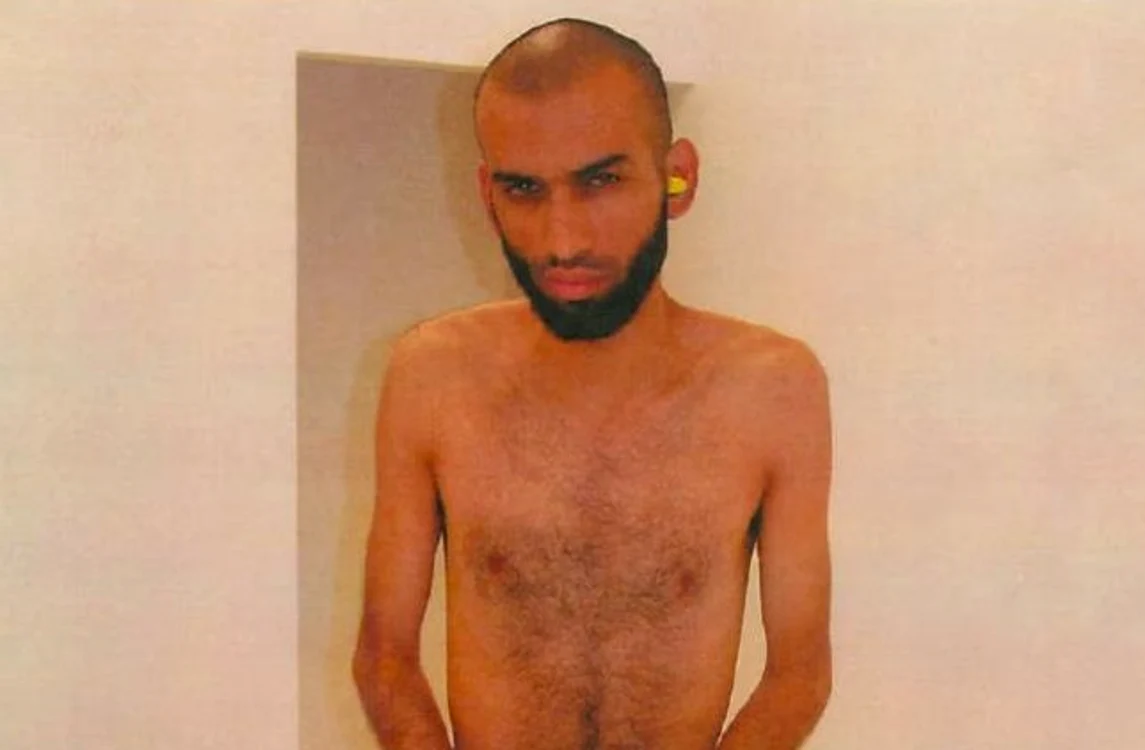 Ammar al-Baluchi, 2004, închisoarea CIA din Bucureşti. Sursă foto: The Guardian
