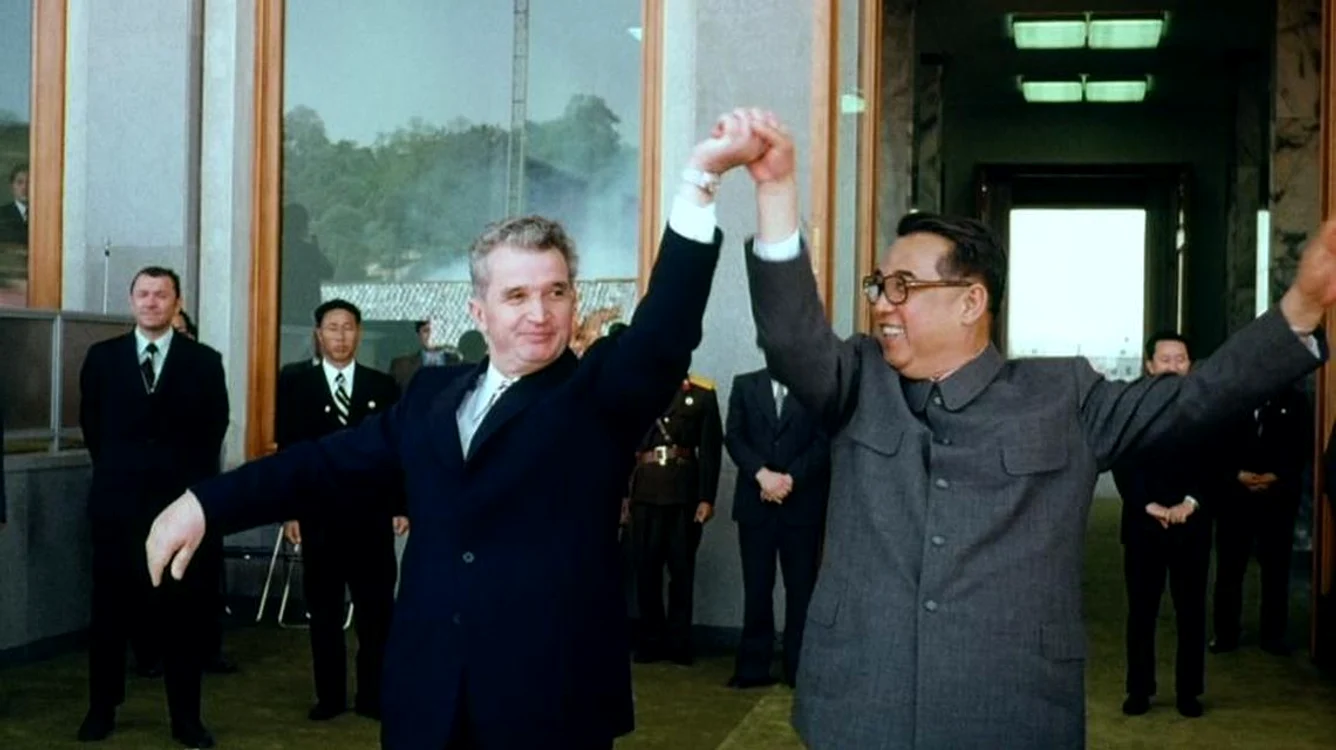 Nicolae Ceaușescu și Kim Ir-sen