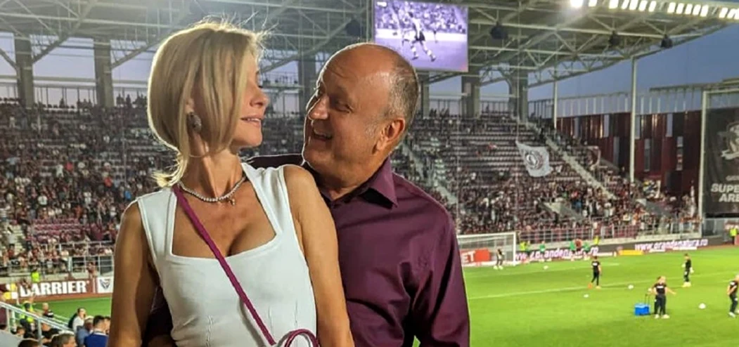 Diana și Dan Șucu, pe stadionul Rapidului   FOTO Instagram