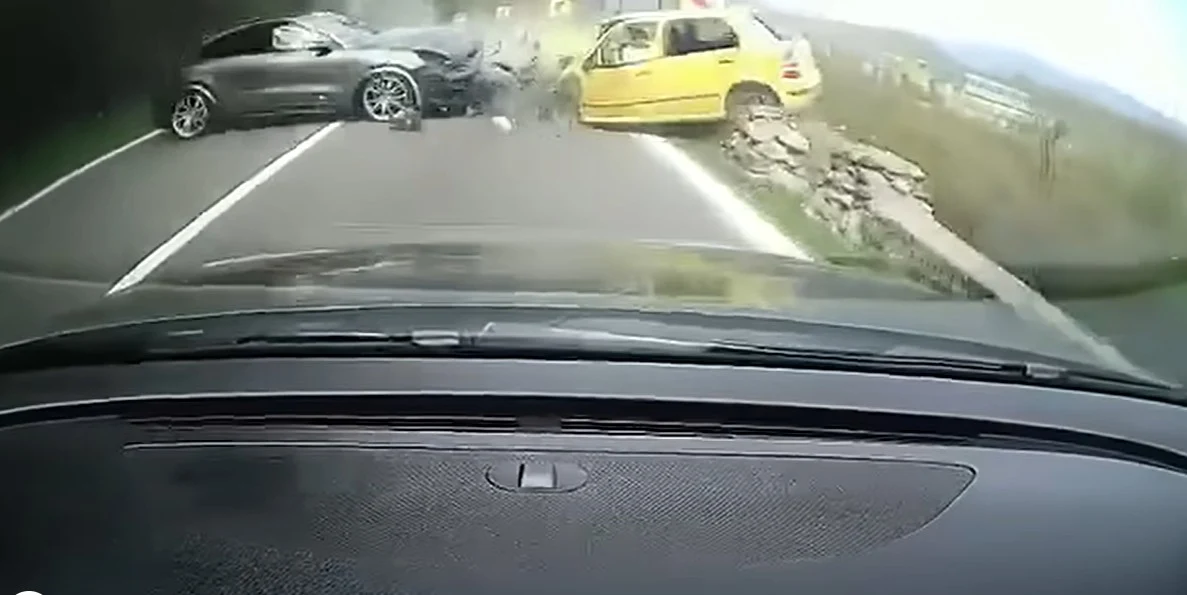 Momentul accidentului cumplit în care o tânără însărcinată și-a pierdut viața pe Valea Oltului