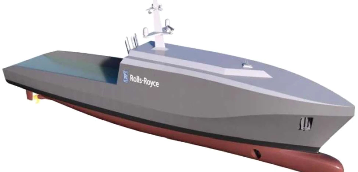 rolls royce barca autonoma
