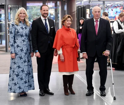 Mette Marit, Regele Harald, Regina Sonja, Prințul moștenitor Haakon al Norvegiei, Getty