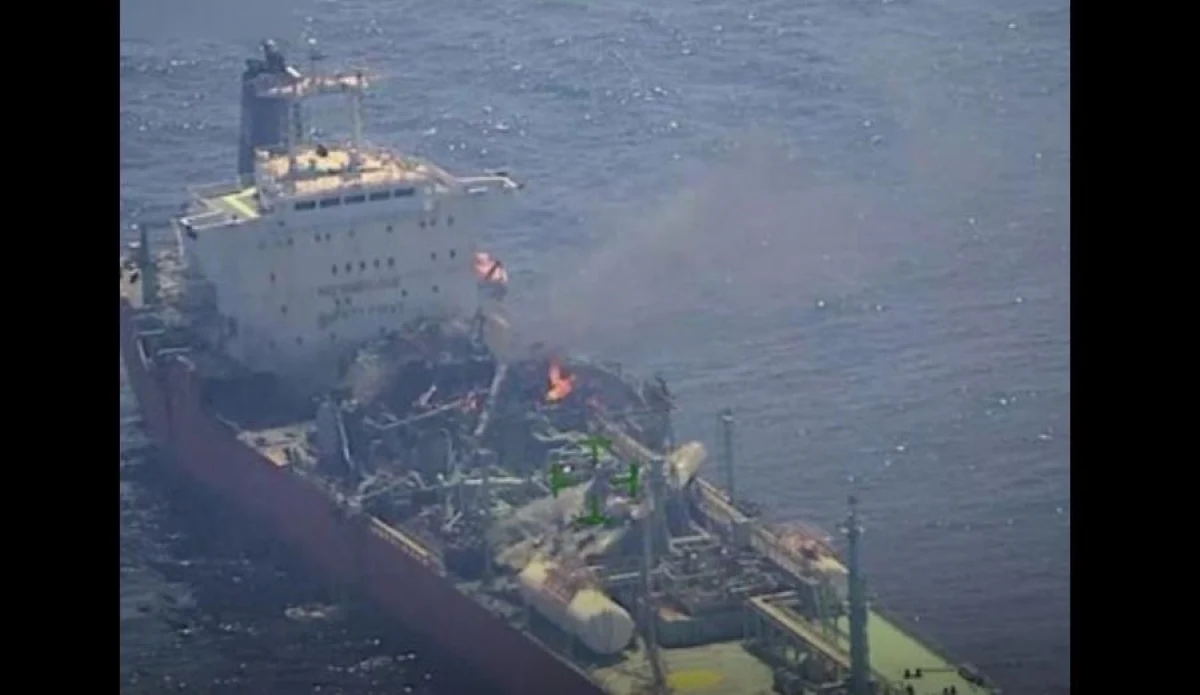 Explozie la bordul unui vas care transporta GPL, în Golful Aden. Doi marinari sunt dați dispăruți. S-a emis o alertă de navigaţie
