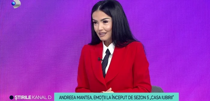 Andreea Mantea, prezentatoarea Casa Iubirii foto: Kanal D 