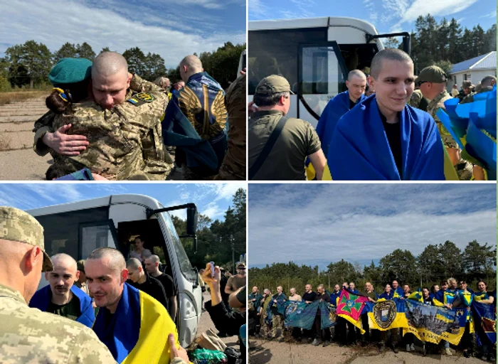 Un nou schimb de prizonieri de război între Ucraina şi Rusia. FOTO Telegram Volodimir Zelenski