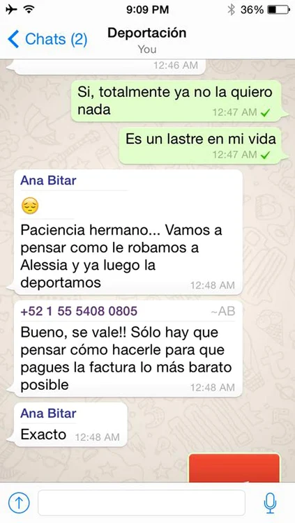 Mesajele ciudate găsite de Irina pe telefonul soţului ei, care discuta cu sora lui și cu Turcot