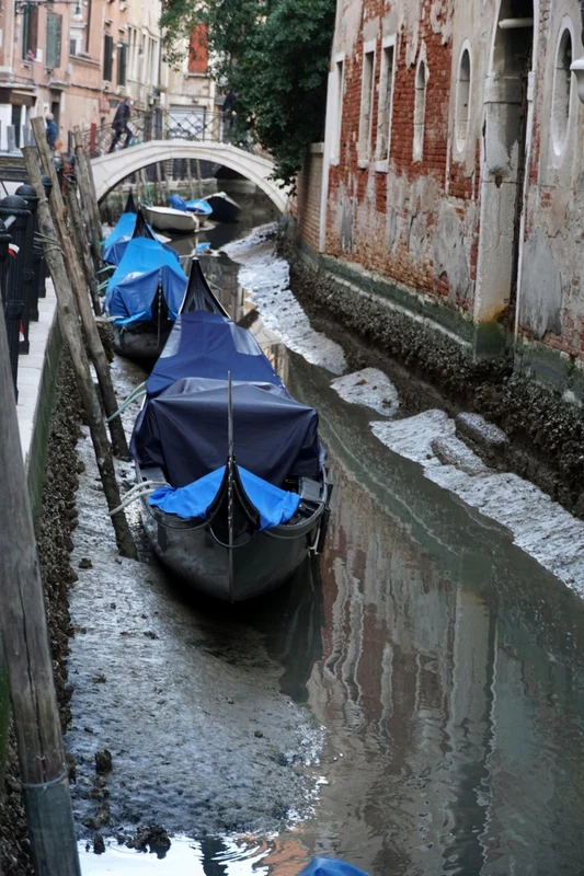 venetia fara apa - canale secate. foto epa-efe