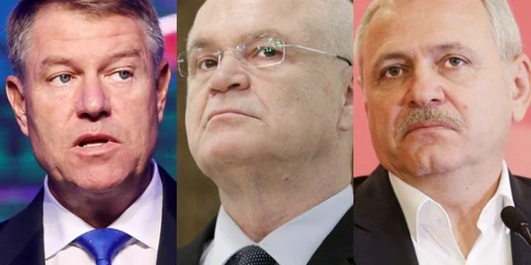 (articol) Klaus Iohannis & Eugen Nicolicea & Liviu Dragnea (foto Inquam Photos)