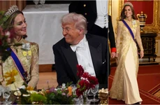 Kate Middleton la dineul de stat, alături de Donald Trump foto Profimedia, GettyImages jpg