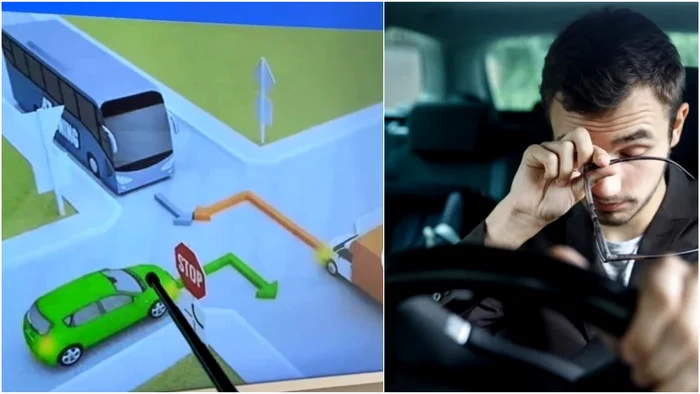 Test auto Foto: colaj/captură TikTok Mihai Aurel Beldie