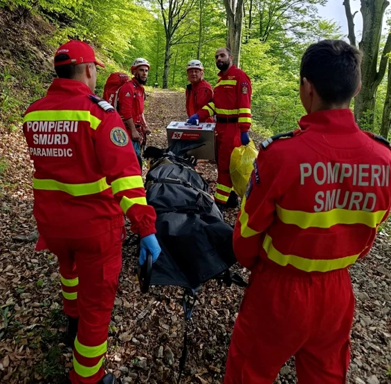 Incidentul a avut loc într-o zonă greu accesibilă. FOTO: ISU