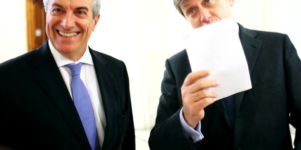 Calin Popescu Tariceanu Crin Antonescu FOTO Mediafax