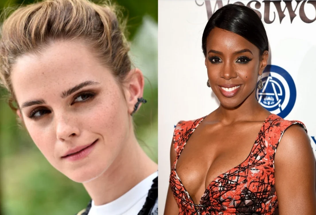 emma watson kelly rowland  foto colaj