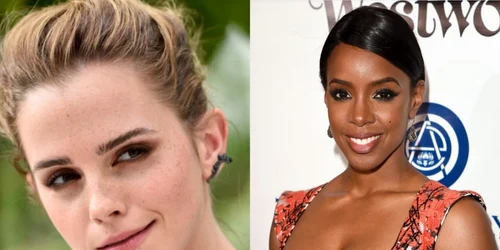 emma watson kelly rowland  foto colaj