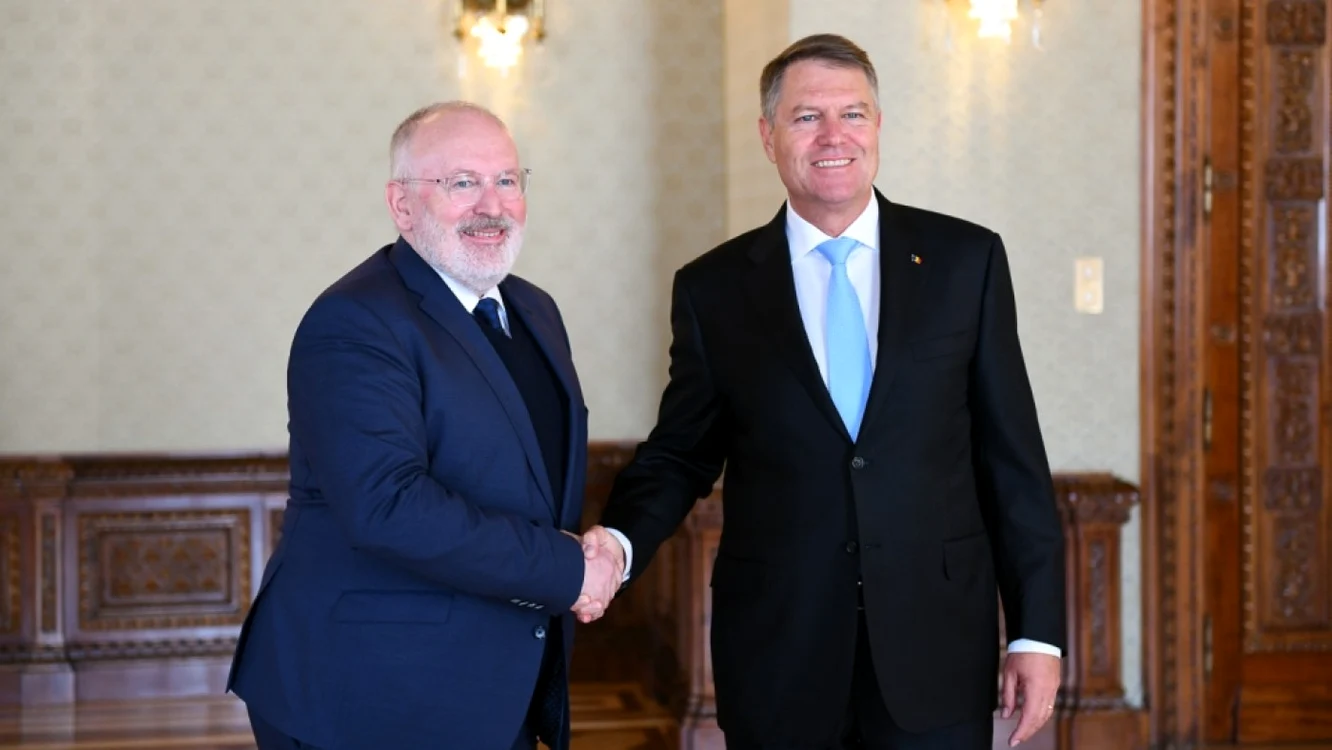 Frans Timmermans în vizită oficială la Palatul Cotroceni