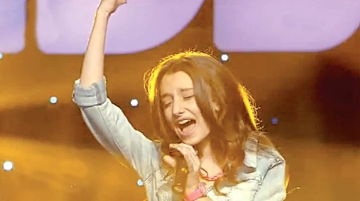 Daria a fost foarte  apreciată pentru  prestaţia de  la “KidSing”