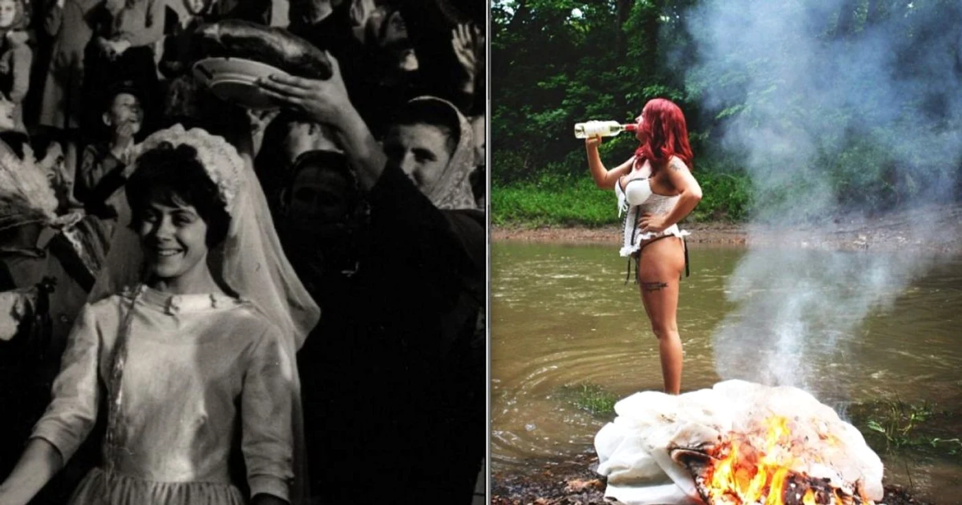 Vechi versus nou în tradiţia nunţii FOTO CCDJ şi Caters News Agency