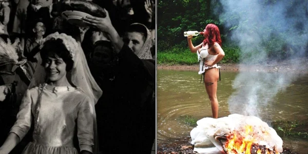 Vechi versus nou în tradiţia nunţii FOTO CCDJ şi Caters News Agency
