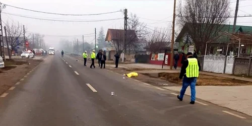 Imagine de la locul accidentului mortal de la Barcea FOTO Grupul Şoferilor din Galaţi