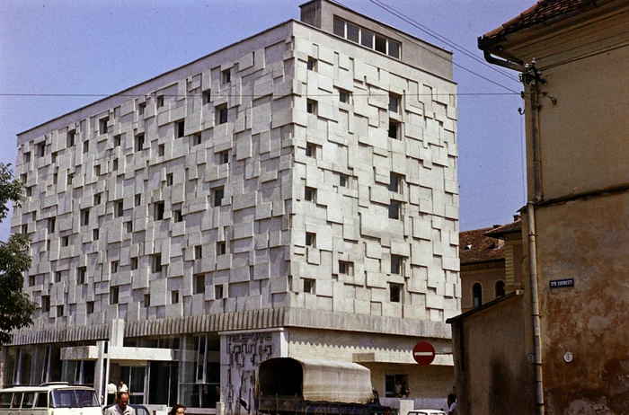Centrala Telefonică din centrul Clujului, în 1971. FOTO: Fortepan