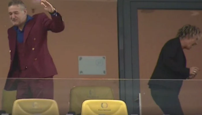 Becali și-a pus mâna la ochi și s-a întors cu spatele la Prodanca, să nu-i mai vadă decolteul