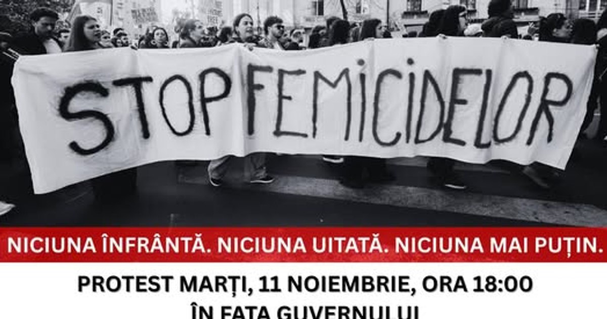 „Protest în Piața Victoriei: fiecare femeie ucisă arată eșecul unui sistem”