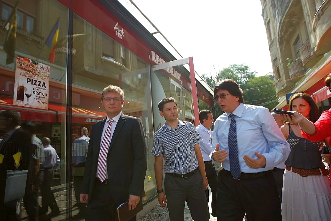 Nicolae Robu în prima sa vizită de lucru
