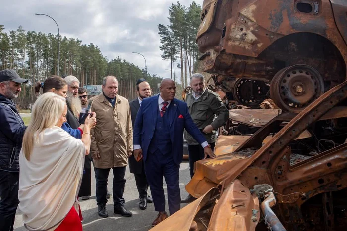 Mark Burns, consilierul spiritual al lui Trump în vizită în Ucraina/FOTO:X