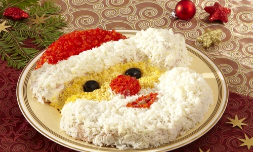 Santa Claus (Chicken Salad with Mushrooms) jpeg