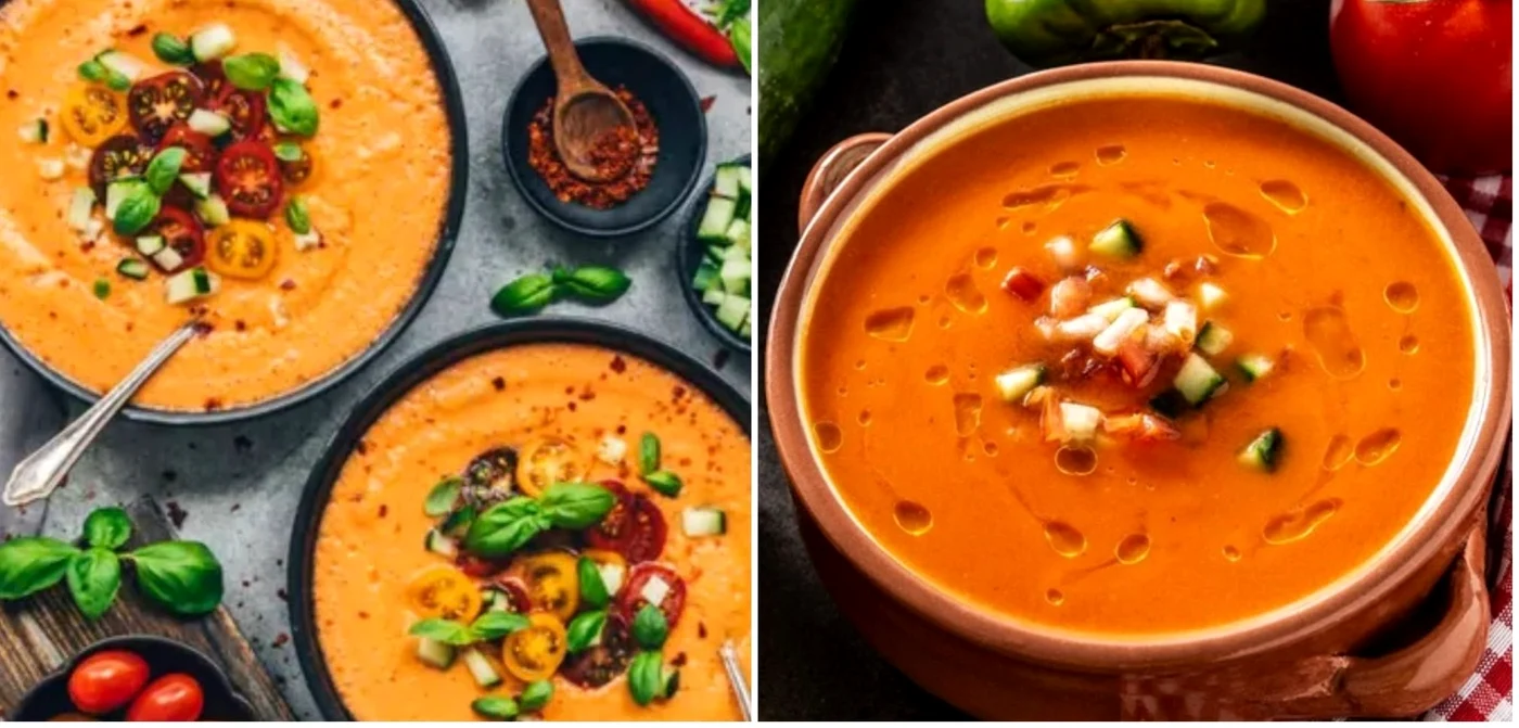 Gazpacho andaluz, ideal pentru vară foto: Facebook 