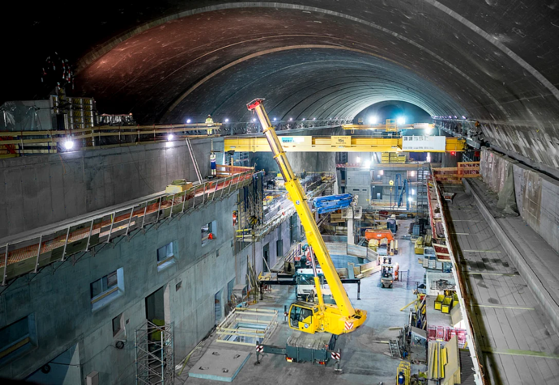 Hidrocentrala din Alpii Elveţieni FOTO Nant de Drance