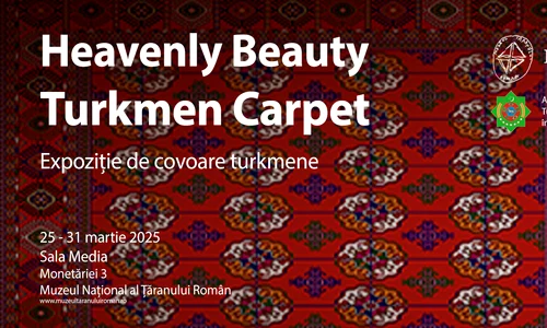 Expoziție de covoare turkmene la Muzeul Național al Țăranului Român