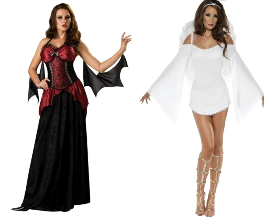Cele mai tari costume de Halloween pentru adulți: vampir vs. înger