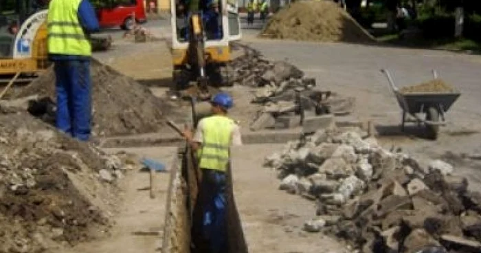 Lucrările sunt blocate
